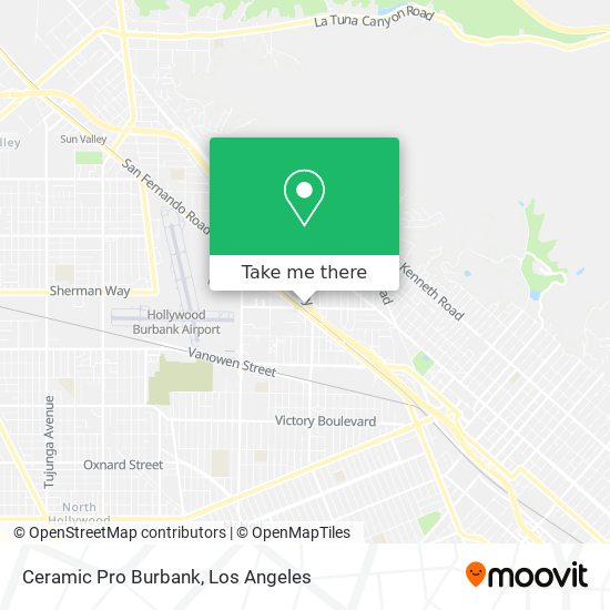 Ceramic Pro Burbank map