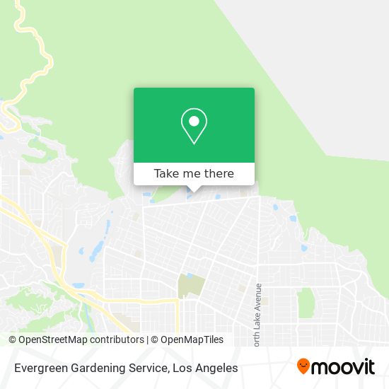 Mapa de Evergreen Gardening Service