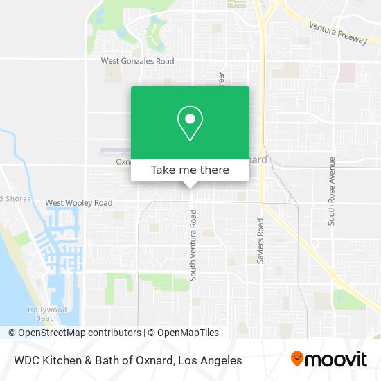 WDC Kitchen & Bath of Oxnard map