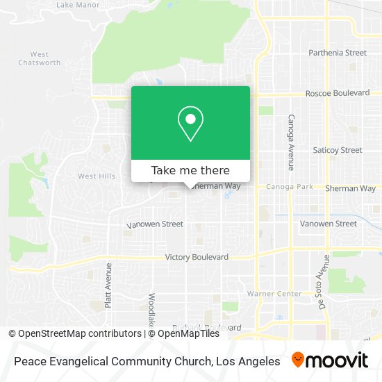 Peace Evangelical Community Church map