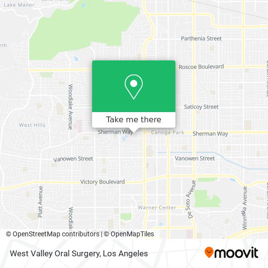 West Valley Oral Surgery map