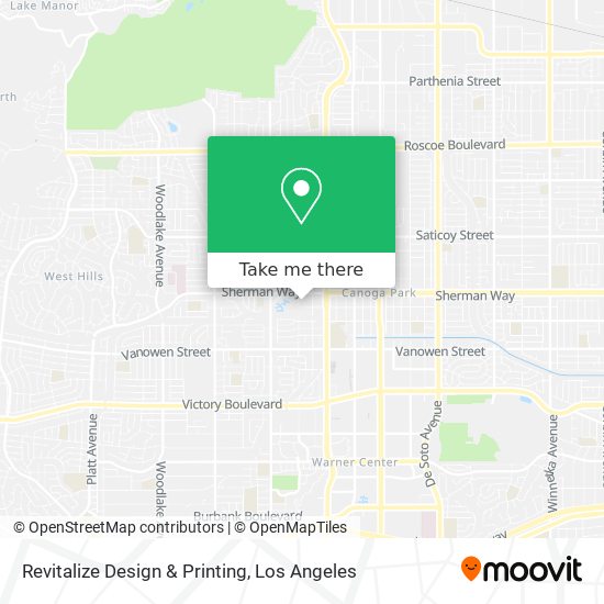 Mapa de Revitalize Design & Printing