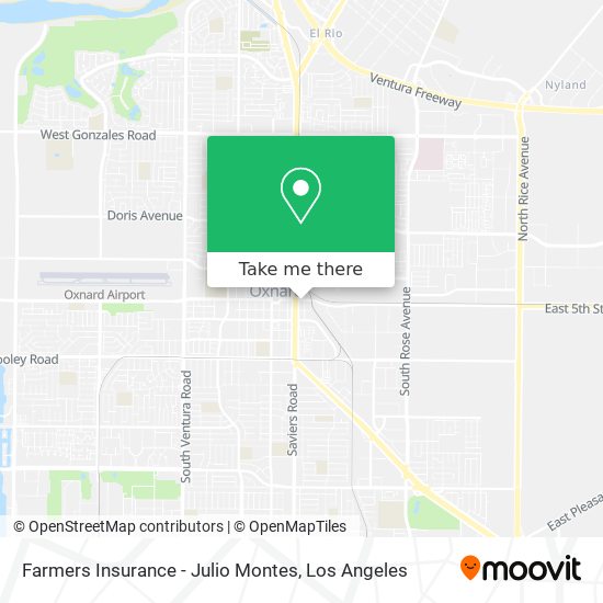 Mapa de Farmers Insurance - Julio Montes