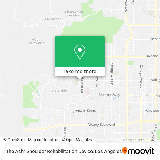 Mapa de The Ashr Shoulder Rehabilitation Device