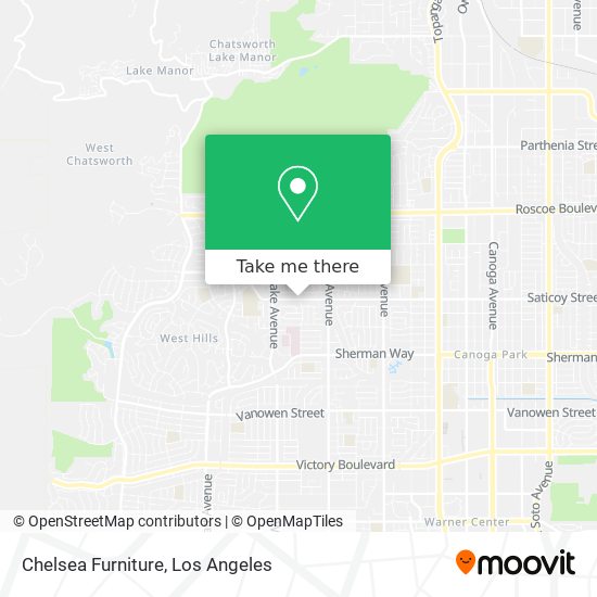 Chelsea Furniture map