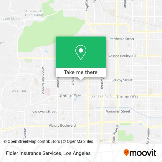 Mapa de Fidler Insurance Services