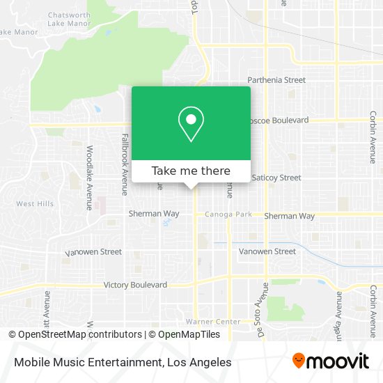 Mapa de Mobile Music Entertainment