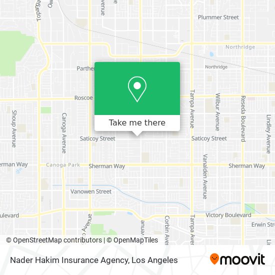 Mapa de Nader Hakim Insurance Agency