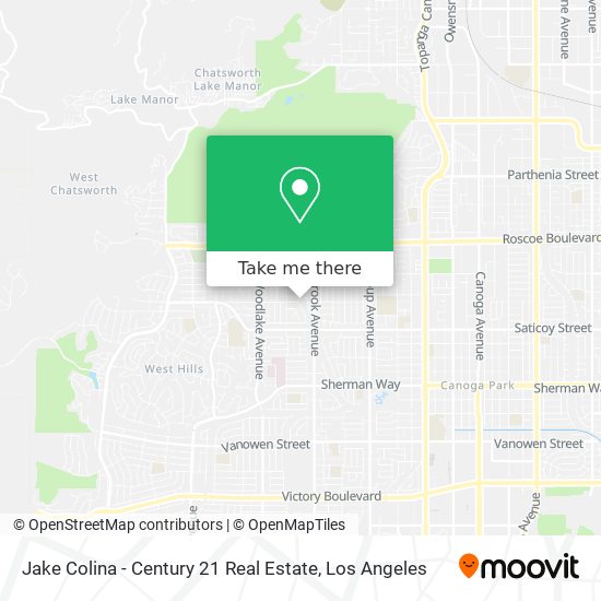 Jake Colina - Century 21 Real Estate map