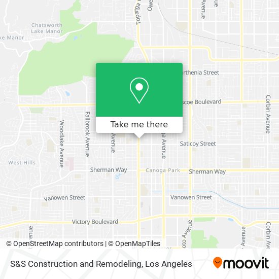 Mapa de S&S Construction and Remodeling