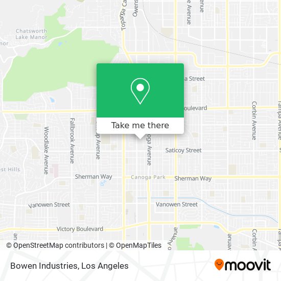 Bowen Industries map