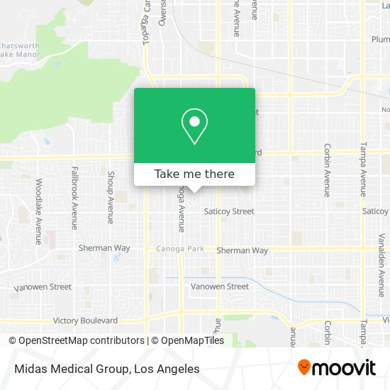 Mapa de Midas Medical Group
