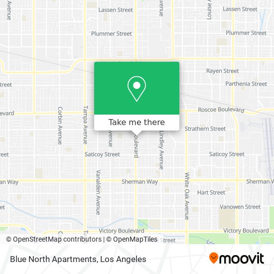 Blue North Apartments map