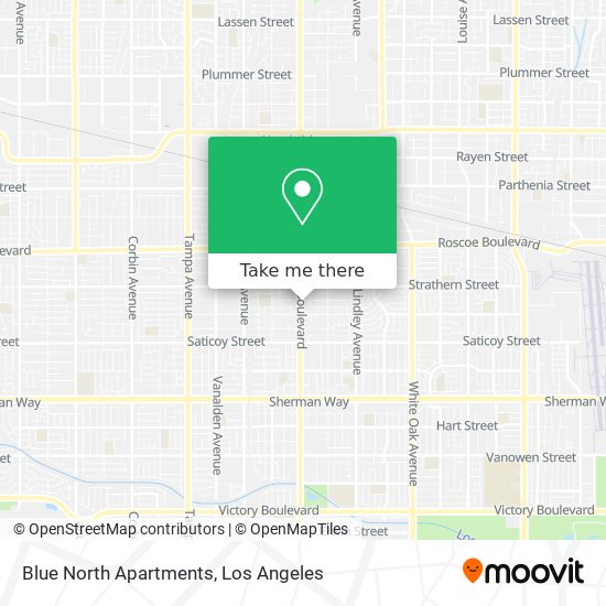 Mapa de Blue North Apartments