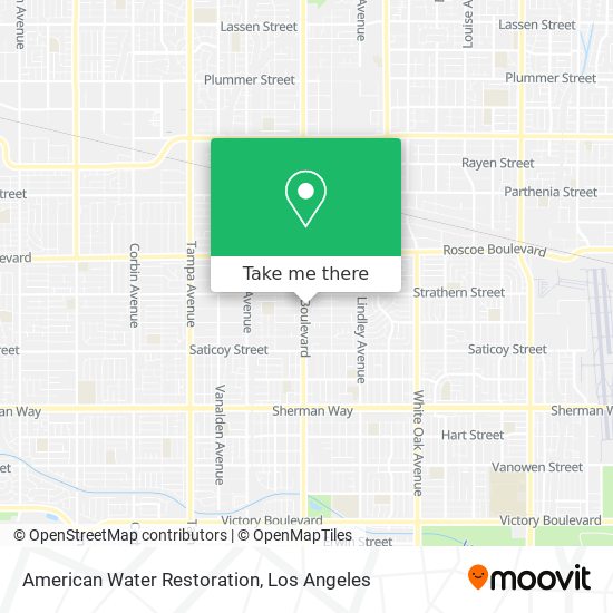 Mapa de American Water Restoration