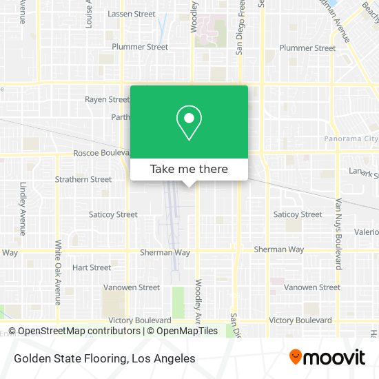 Golden State Flooring map