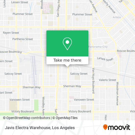 Mapa de Javis Electra Warehouse