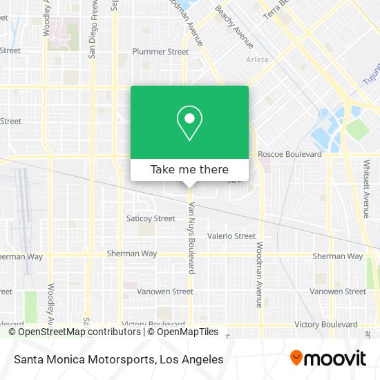 Santa Monica Motorsports map