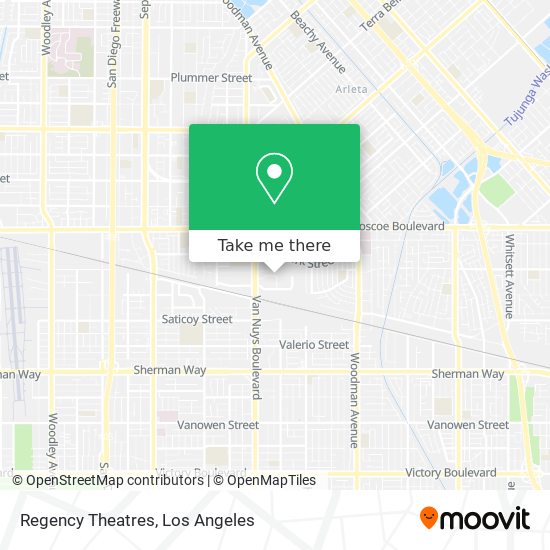 Mapa de Regency Theatres