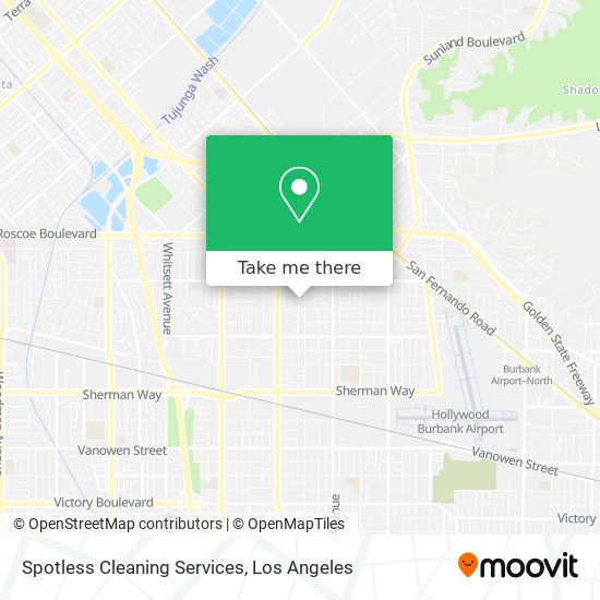 Spotless Cleaning Services map