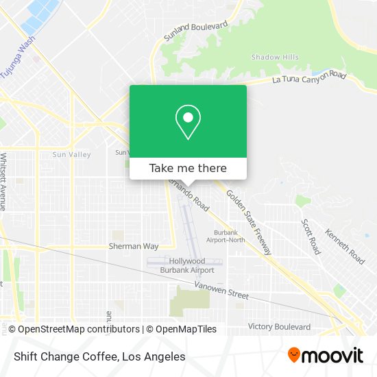 Shift Change Coffee map