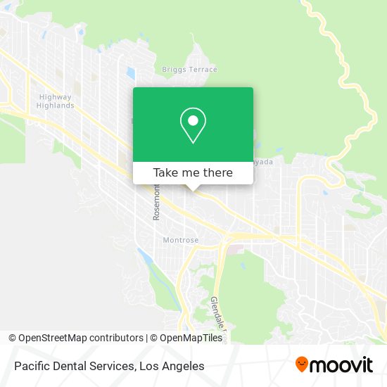 Mapa de Pacific Dental Services