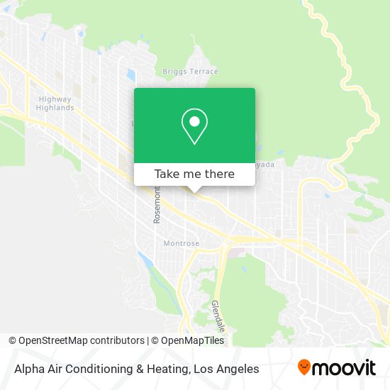 Mapa de Alpha Air Conditioning & Heating