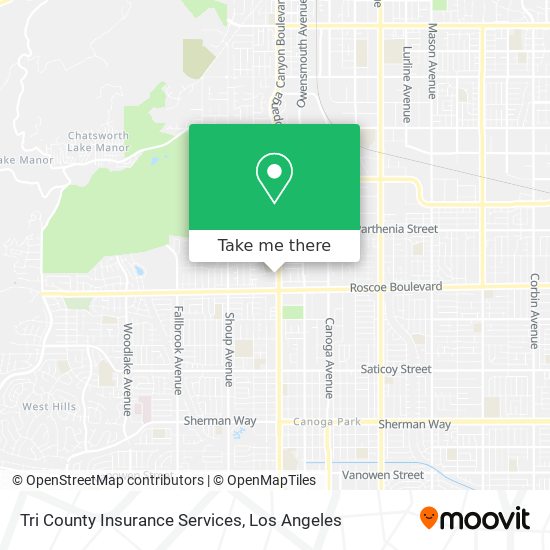 Tri County Insurance Services map