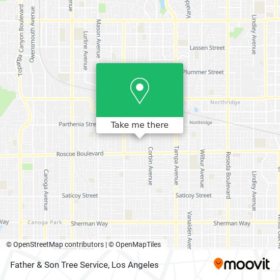 Father & Son Tree Service map