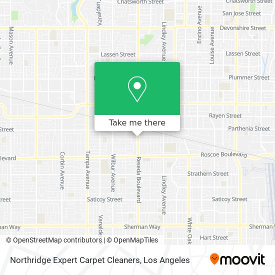 Mapa de Northridge Expert Carpet Cleaners