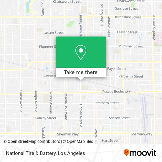 National Tire & Battery map