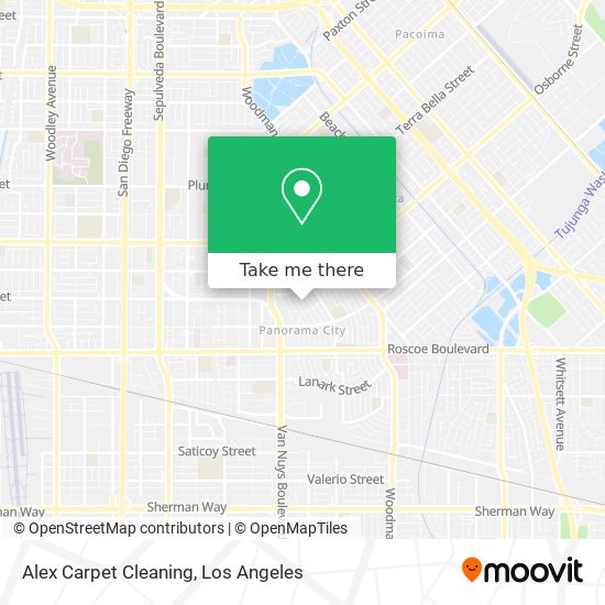 Alex Carpet Cleaning map