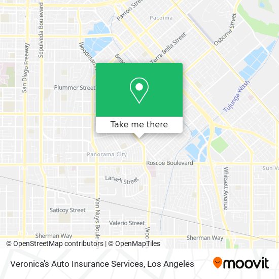 Veronica's Auto Insurance Services map