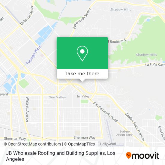 JB Wholesale Roofing and Building Supplies map