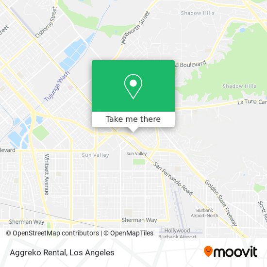 Aggreko Rental map