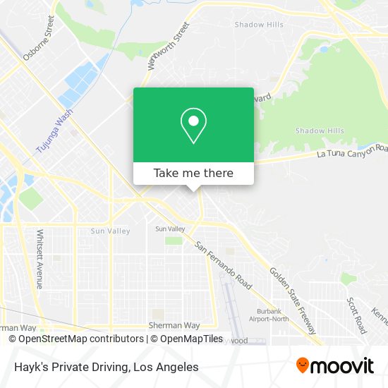 Mapa de Hayk's Private Driving