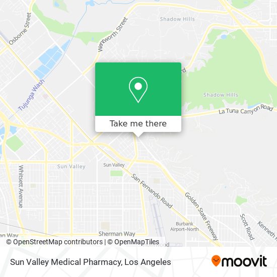 Mapa de Sun Valley Medical Pharmacy