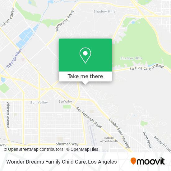 Mapa de Wonder Dreams Family Child Care