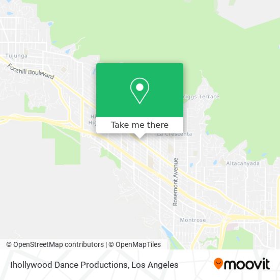 Ihollywood Dance Productions map