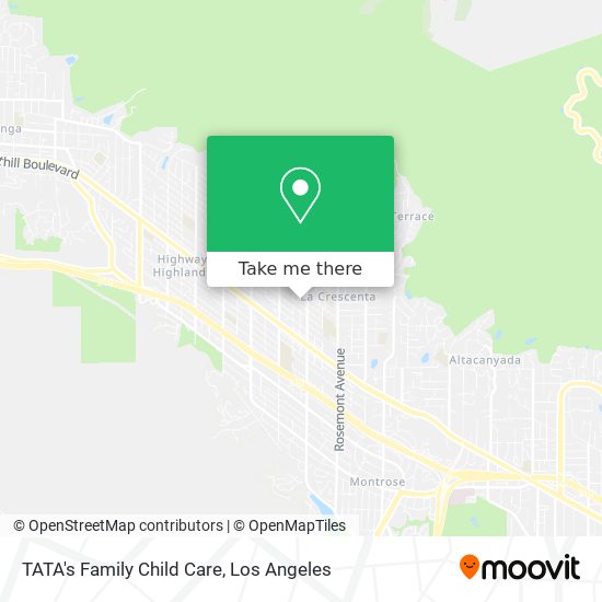 TATA's Family Child Care map