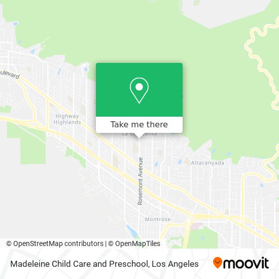 Madeleine Child Care and Preschool map