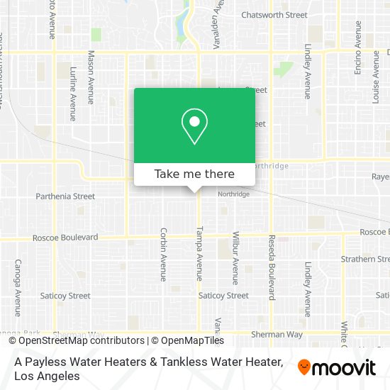 A Payless Water Heaters & Tankless Water Heater map