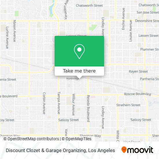 Mapa de Discount Clozet & Garage Organizing