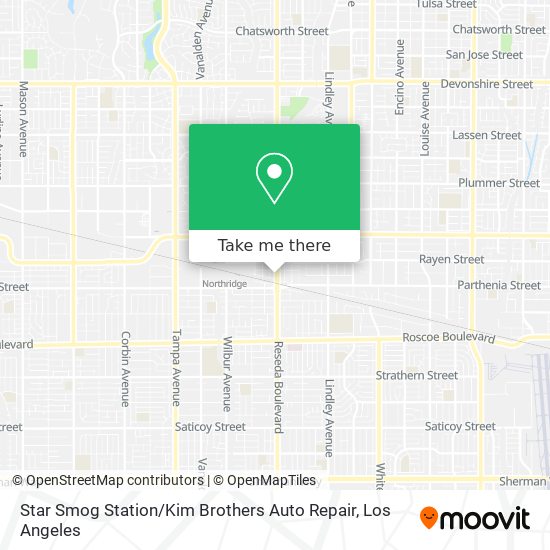 Star Smog Station / Kim Brothers Auto Repair map