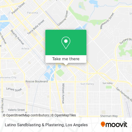 Latino Sandblasting & Plastering map
