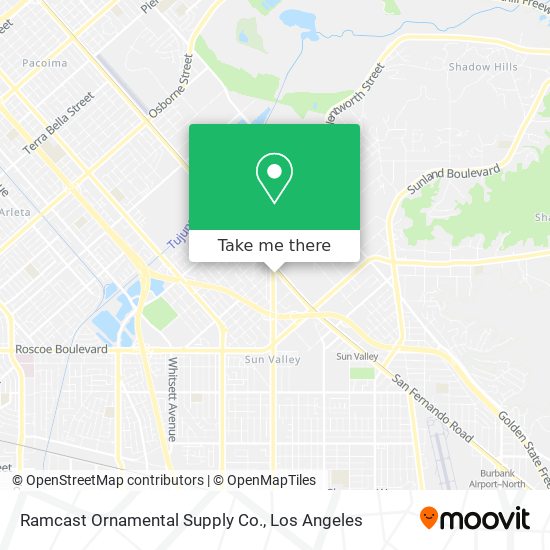 Ramcast Ornamental Supply Co. map