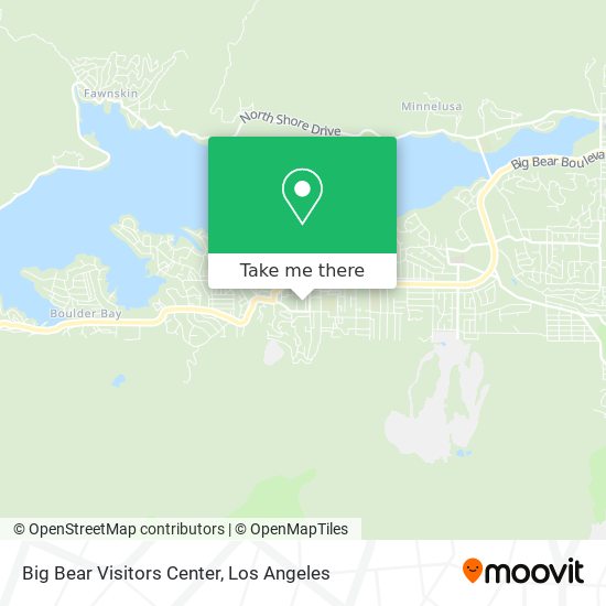 Mapa de Big Bear Visitors Center