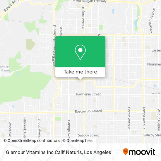 Glamour Vitamins Inc Calif Naturls map