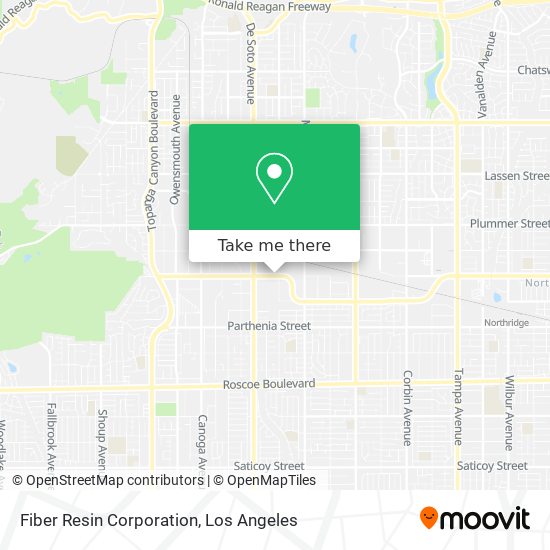 Fiber Resin Corporation map