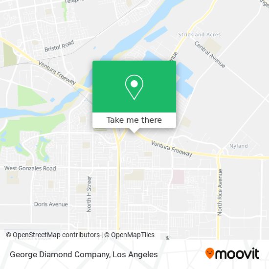George Diamond Company map